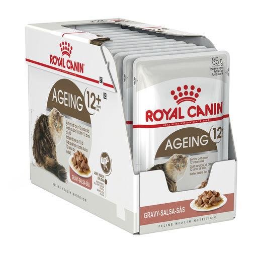 Royal Canin Cat Wet Food Pouch Ageing 12+ Gravy 12x85g - Woonona Petfood & Produce