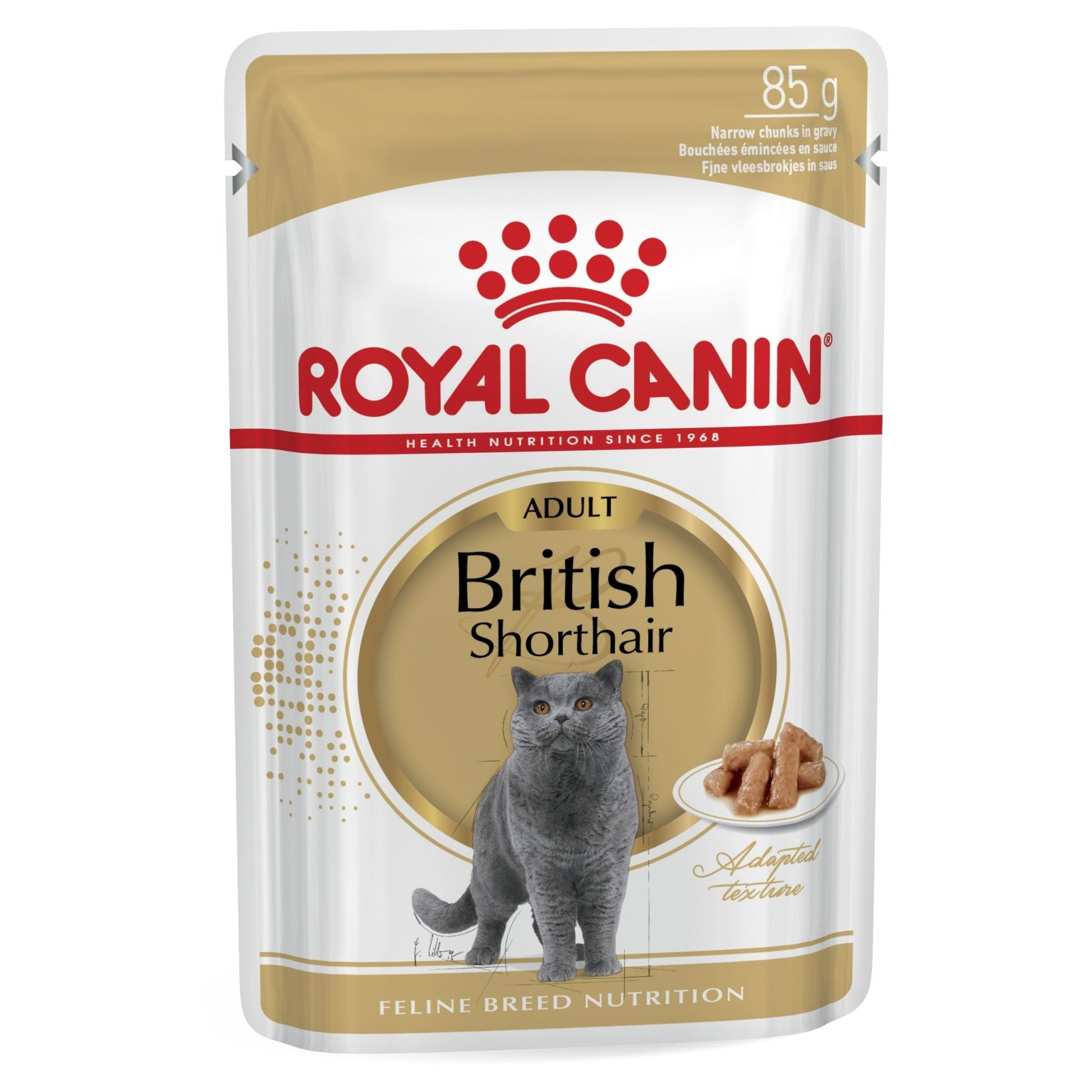 Royal Canin Cat Wet Food Pouch British Shorthair 85g - Woonona Petfood & Produce