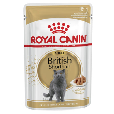 Royal Canin Cat Wet Food Pouch British Shorthair 85g - Woonona Petfood & Produce