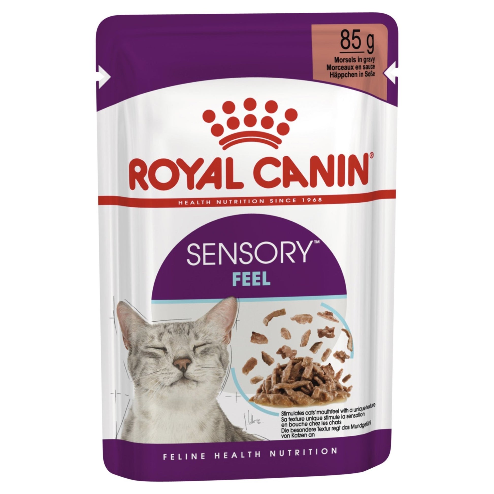 Royal Canin Cat Wet Food Pouch Sensory Feel Gravy 85g - Woonona Petfood & Produce