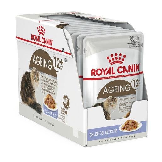 Royal Canin Cat Wet Food Pouches Ageing 12+ Jelly 12x85g - Woonona Petfood & Produce