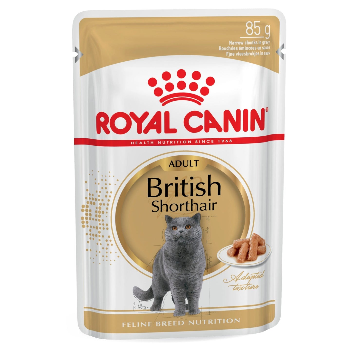 Royal Canin Cat Wet Food Pouches British Shorthair 12x85g - Woonona Petfood & Produce