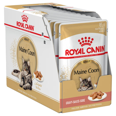 Royal Canin Cat Wet Food Pouches Maine Coon 12x85g - Woonona Petfood & Produce