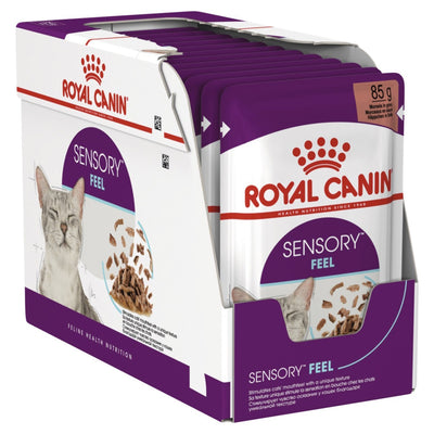 Royal Canin Cat Wet Food Pouches Sensory Feel Gravy 12x85g - Woonona Petfood & Produce