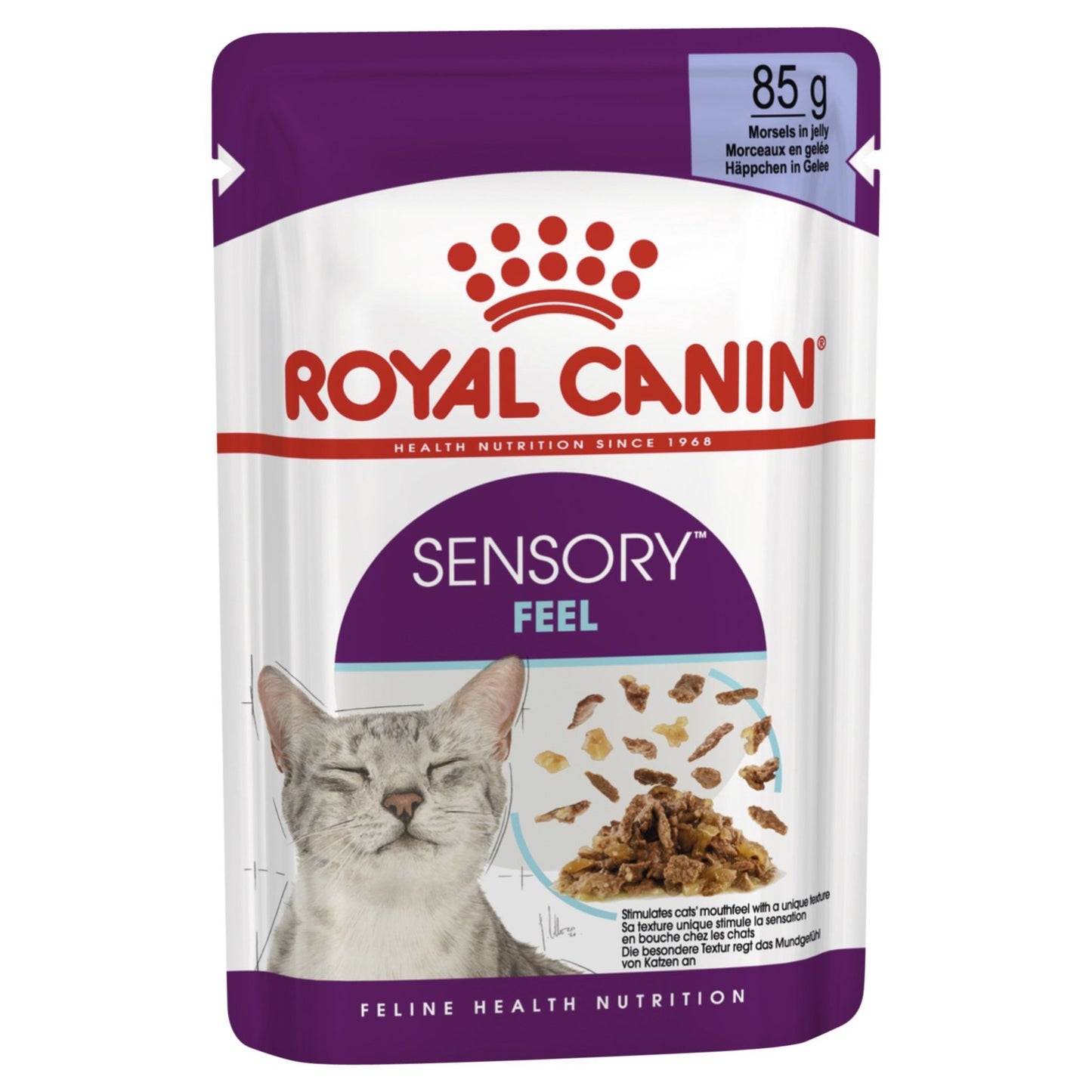 Royal Canin Cat Wet Food Pouches Sensory Feel Jelly 12x85g - Woonona Petfood & Produce