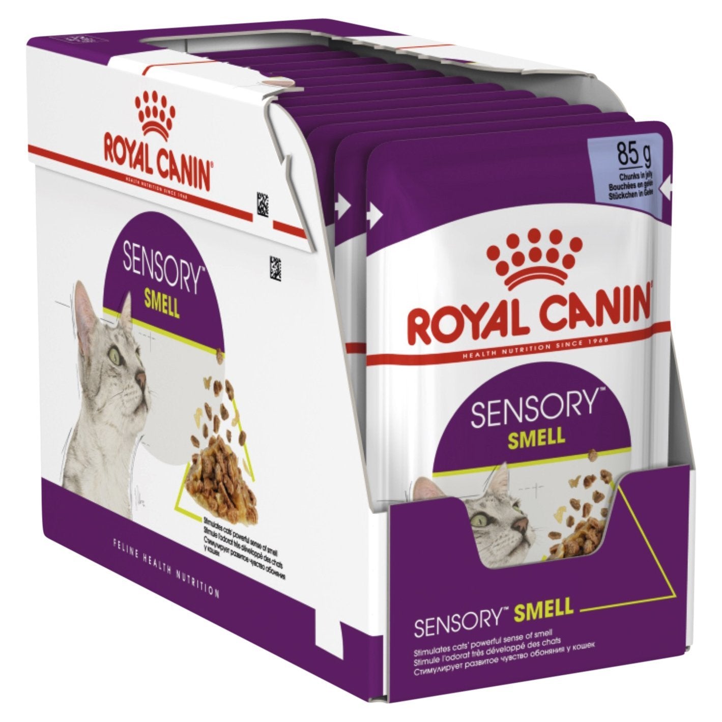 Royal Canin Cat Wet Food Pouches Sensory Smell Jelly 12x85g - Woonona Petfood & Produce