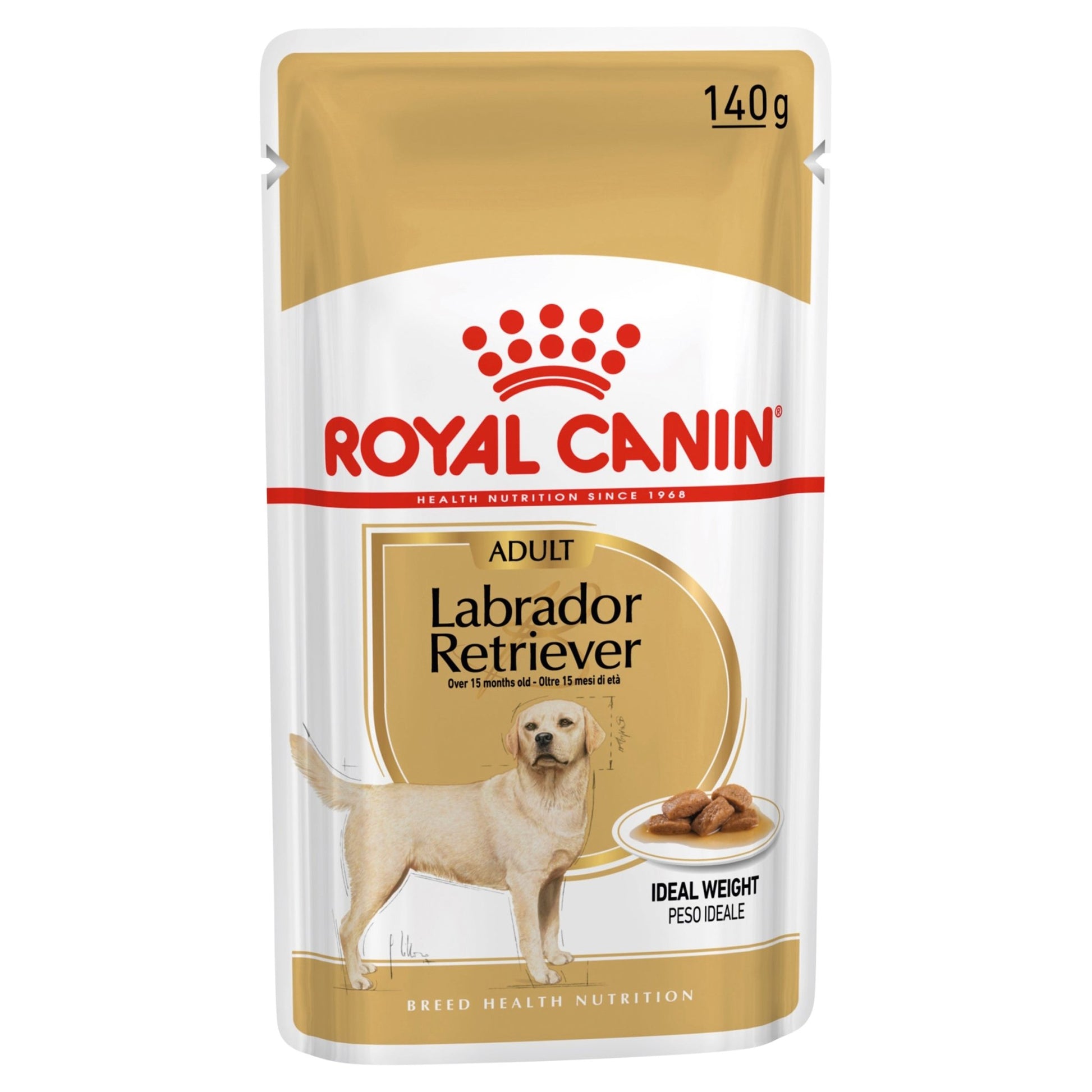 Royal Canin Dog Wet Pouch Labrador Gravy 10x140g - Woonona Petfood & Produce