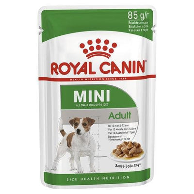 Royal Canin Dog Wet Pouch Mini Adult 85g - Woonona Petfood & Produce