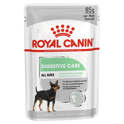 Royal Canin Dog Wet Pouches Digestive Care Loaf 12x85g - Woonona Petfood & Produce