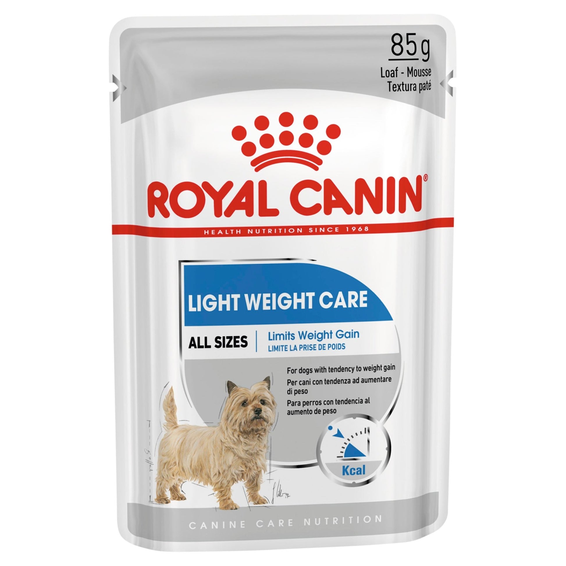 Royal Canin Dog Wet Pouches Light Weight Care Loaf 12x85g - Woonona Petfood & Produce
