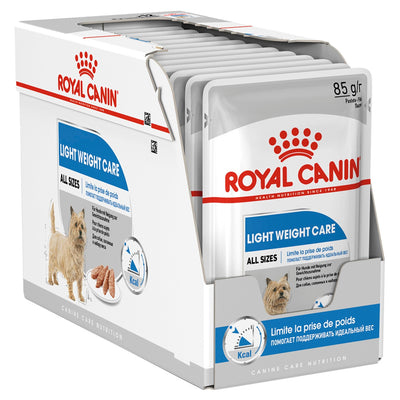 Royal Canin Dog Wet Pouches Light Weight Care Loaf 12x85g - Woonona Petfood & Produce