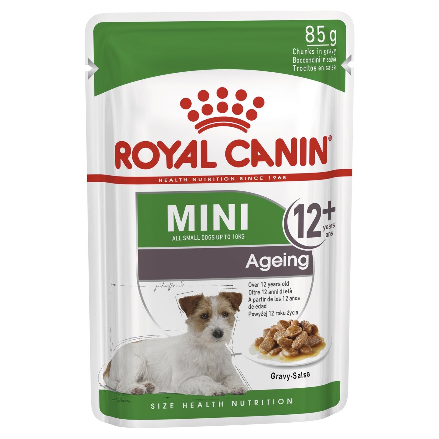 Royal Canin Dog Wet Pouches Mini Ageing 12+ 12x85g - Woonona Petfood & Produce