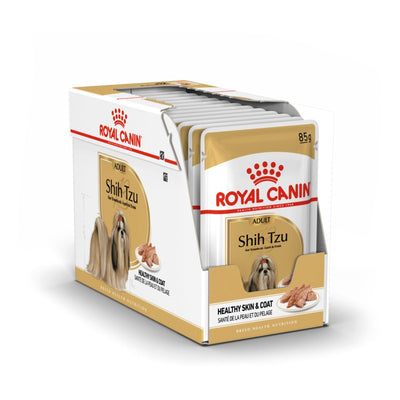 Royal Canin Dog Wet Pouches Shih Tzu Loaf 12x85g - Woonona Petfood & Produce