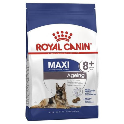 Royal Canin Dry Dog Food Maxi Large Breed Ageing 8+ 15kg - Woonona Petfood & Produce