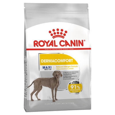 Royal Canin Dry Dog Food Maxi Large Breed Dermacomfort Care 10kg - Woonona Petfood & Produce