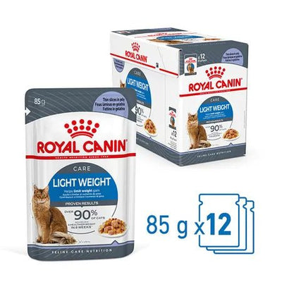 Royal Canin Wet Cat Food Light Weight Care Jelly 12x85g - Woonona Petfood & Produce