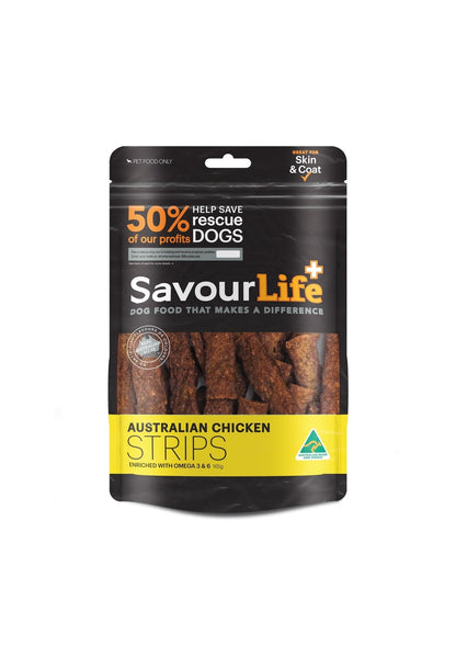 SavourLife Australian Made Chicken Strips 165g - Woonona Petfood & Produce