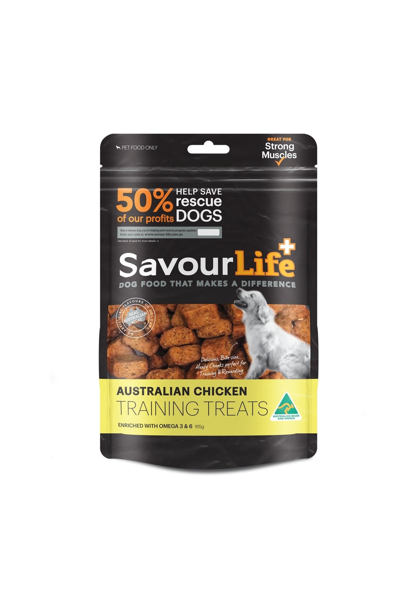 SavourLife Australian Made Chicken Training Treats 165g - Woonona Petfood & Produce