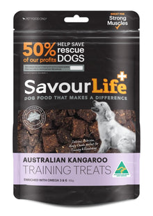 SavourLife Australian Made Kangaroo Training Treats 165g - Woonona Petfood & Produce