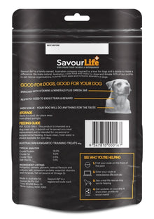 SavourLife Australian Made Kangaroo Training Treats 165g - Woonona Petfood & Produce