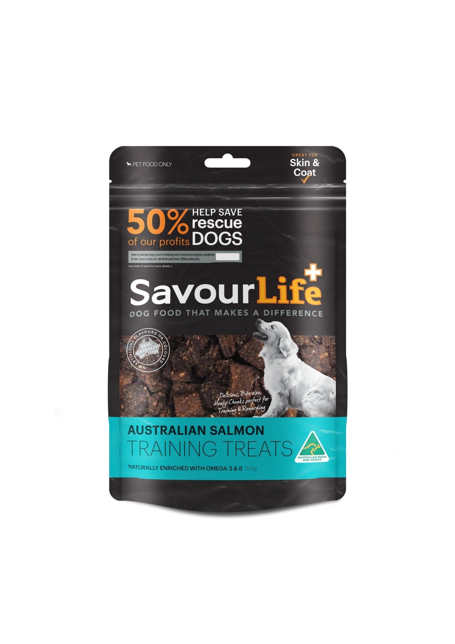 SavourLife Australian Made Salmon Training Treats 150g Woonona