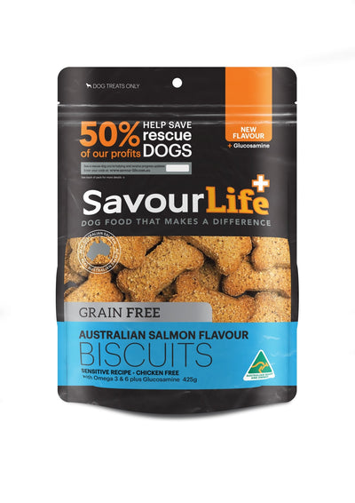 SavourLife Biscuits 425g Salmon - Woonona Petfood & Produce