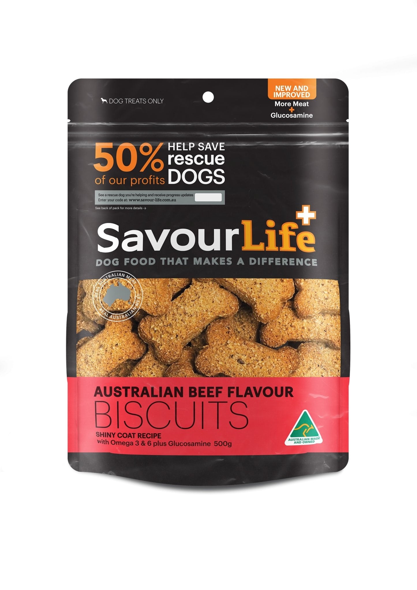 SavourLife Biscuits 500g Beef - Woonona Petfood & Produce