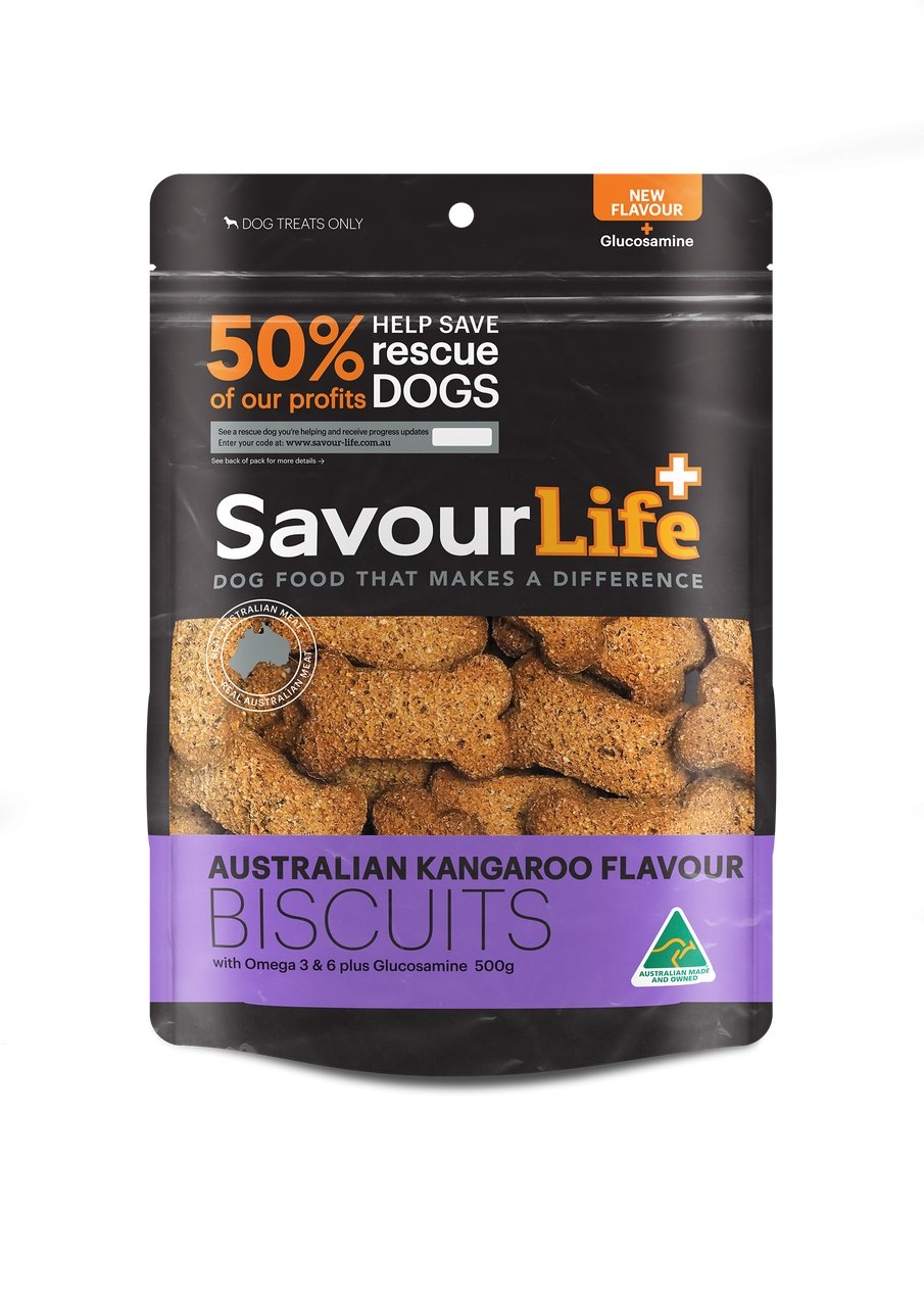 SavourLife Biscuits 500g Kangaroo - Woonona Petfood & Produce