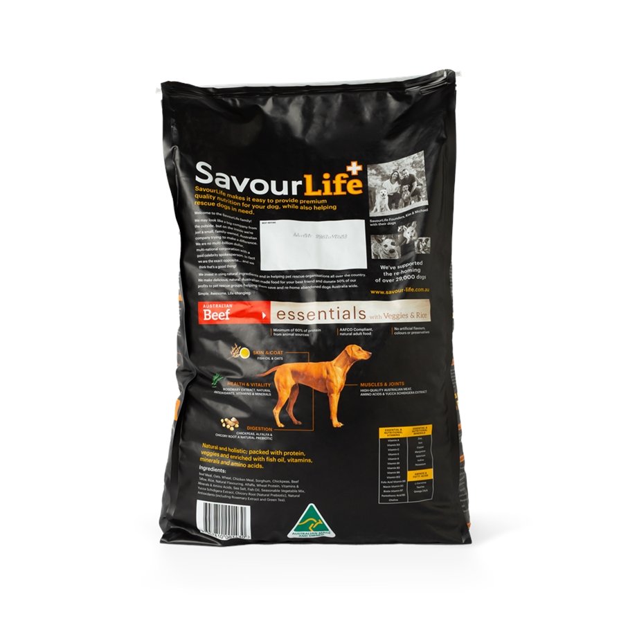 SavourLife Essentials Dog Adult Beef and Veggies - Woonona Petfood & Produce