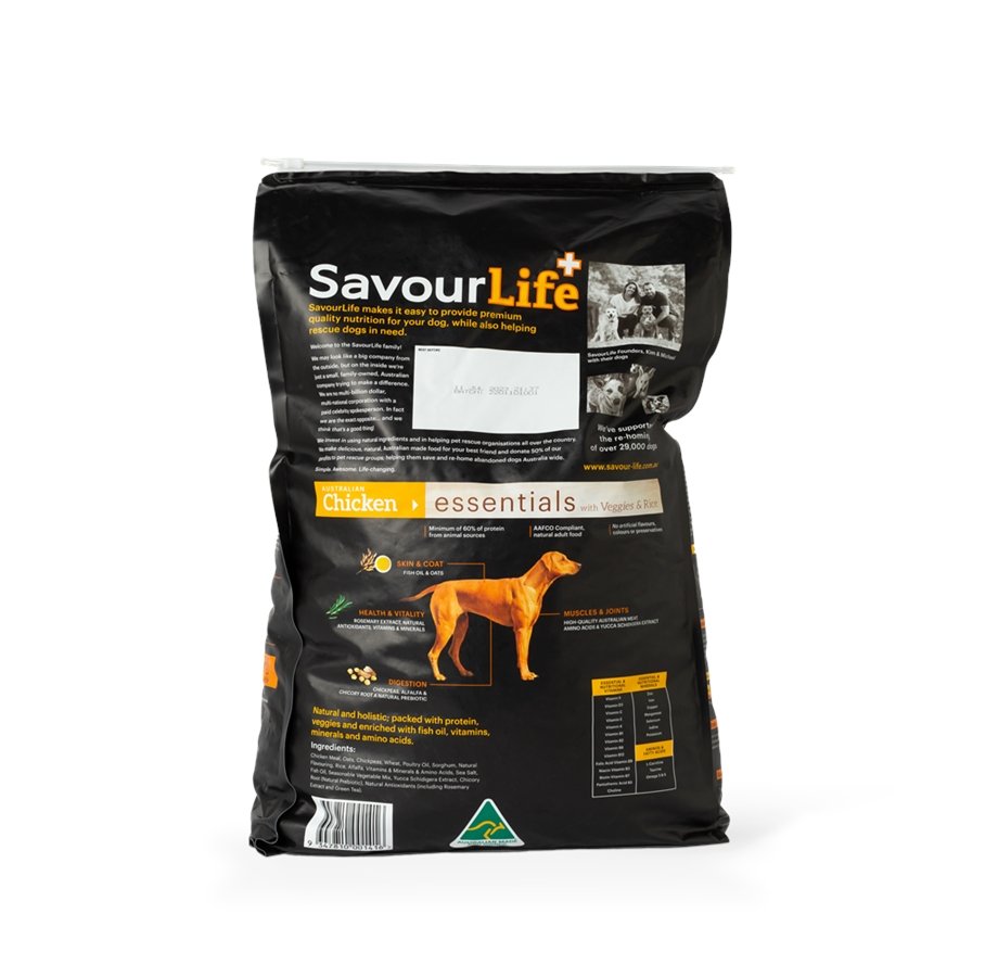 SavourLife Essentials Dog Adult Chicken and Veggies - Woonona Petfood & Produce