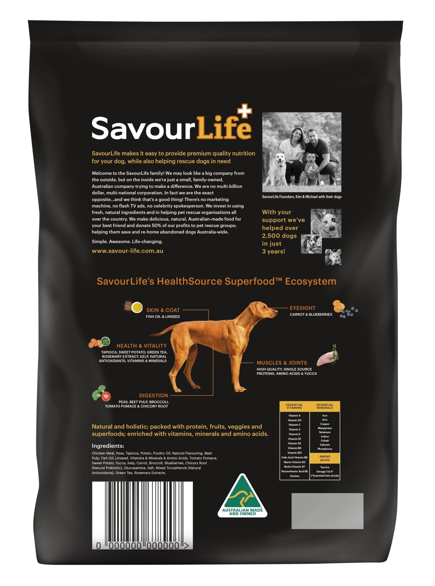 SavourLife Grain Free Adult Chicken 2.5kg - Woonona Petfood & Produce