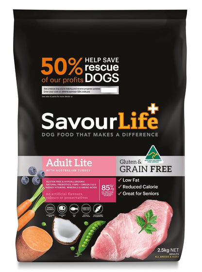 SavourLife Grain Free Adult Lite Turkey 2.5kg - Woonona Petfood & Produce