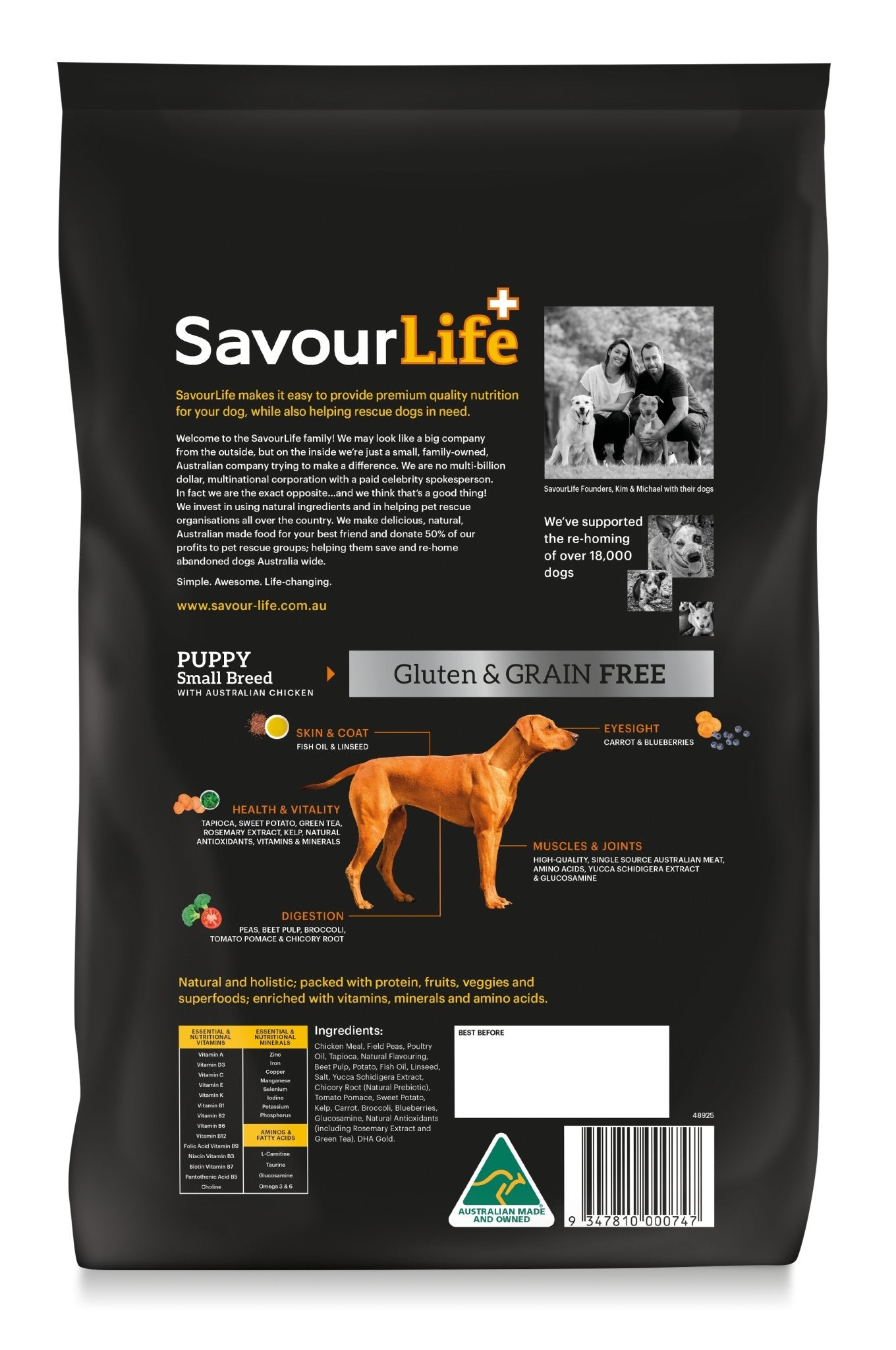 SavourLife Grain Free Adult Small Breed Chicken 2.5kg - Woonona Petfood & Produce