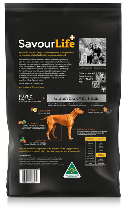 SavourLife Grain Free Puppy Large Breed - Woonona Petfood & Produce