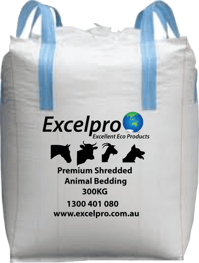 Shavings Excelpro Animal Bedding 300kg Bulka Bag - Woonona Petfood & Produce