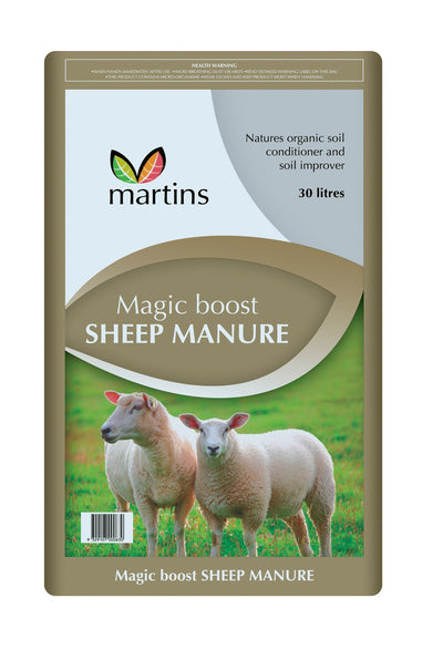 Sheep Manure 30 Litres Martins - Woonona Petfood & Produce