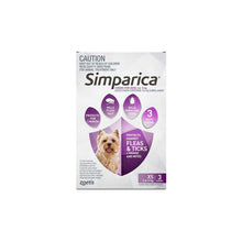 Simparica 2.6-5kg 3 Chews - Woonona Petfood & Produce