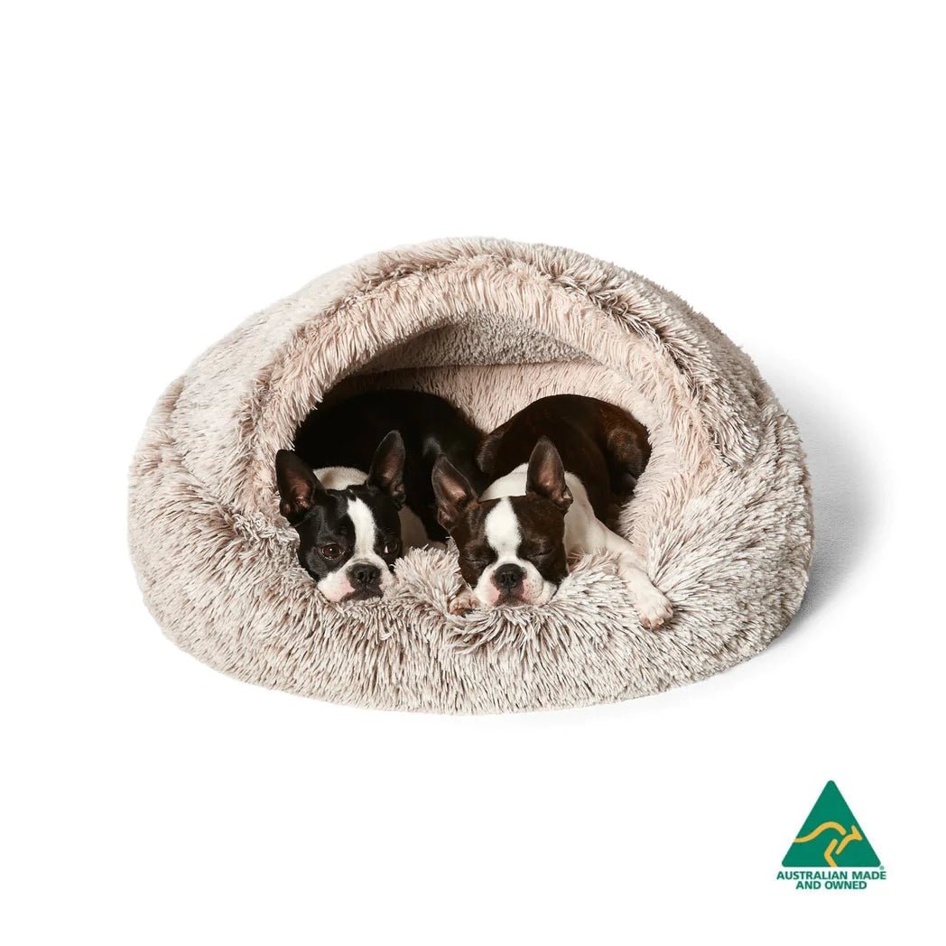 Snooza Cuddler Hooded Mink Wheat - Woonona Petfood & Produce