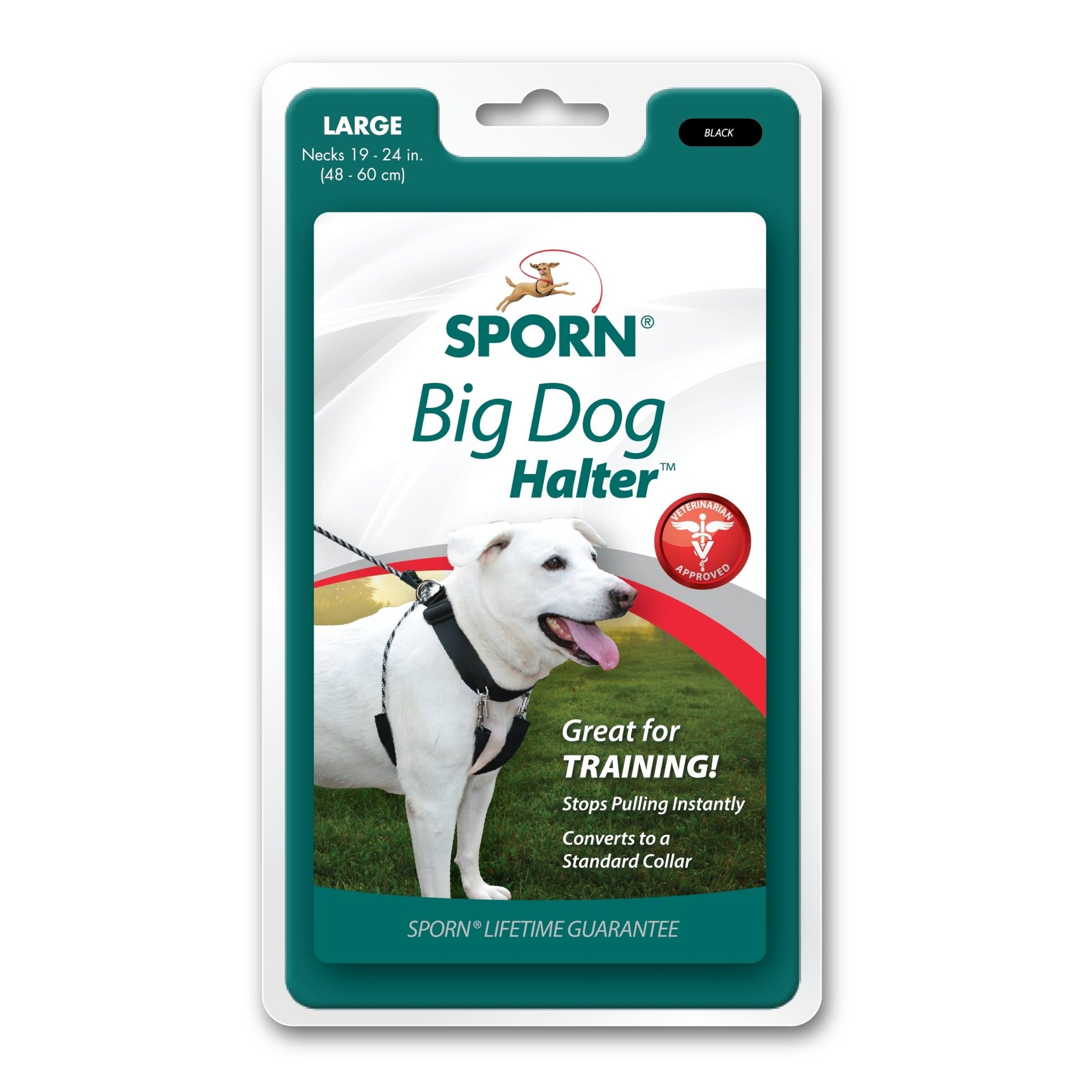 Sporn Big Dog Halter Black - Woonona Petfood & Produce