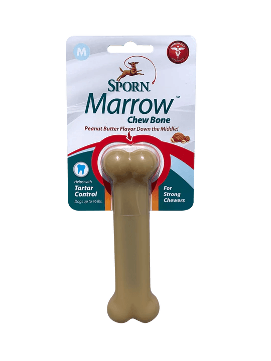 Sporn Marrow Chew Bone Peanut Butter - Woonona Petfood & Produce