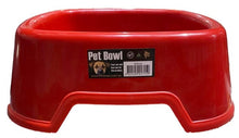 Square Bowl Red K9 - Woonona Petfood & Produce