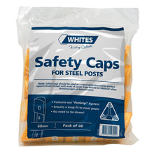 Steel Post Caps 40 Pack Triangle Whites - Woonona Petfood & Produce