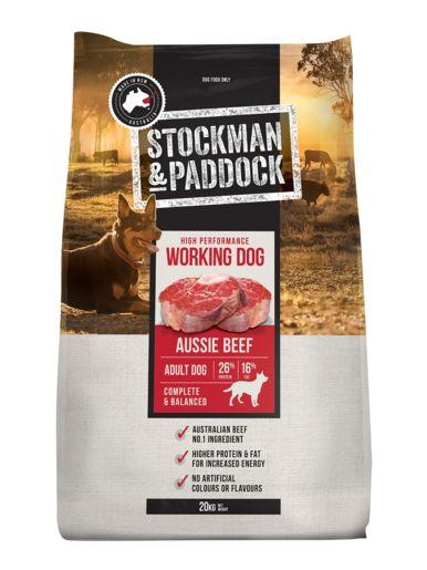 Stockman & Paddock Working Dog 20kg - Woonona Petfood & Produce