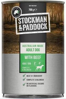 Stockmans Paddock Wet Dog Food Beef Loaf 12x700g - Woonona Petfood & Produce