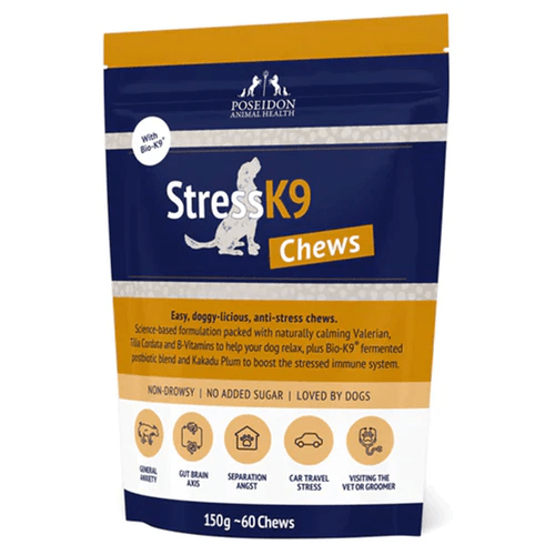 Stress K9 Chews for Dogs 150g - Woonona Petfood & Produce