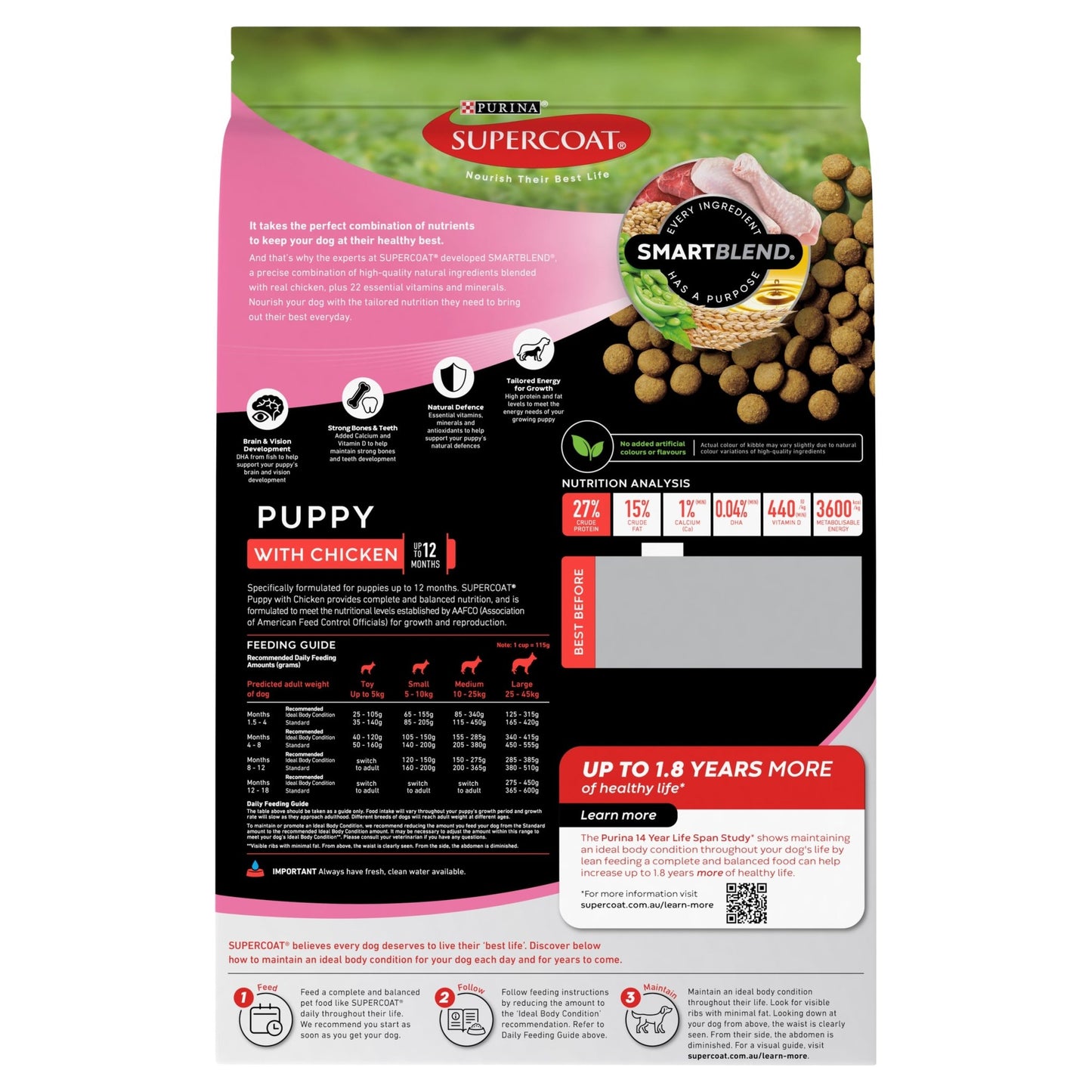 Supercoat Puppy Chicken Purina - Woonona Petfood & Produce