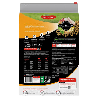 Supercoat Puppy Large Breed 18kg Purina - Woonona Petfood & Produce