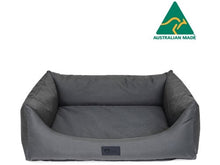 Superior Pet Bed High Side Hideout Ortho Dog Bed Jungle Grey - Woonona Petfood & Produce