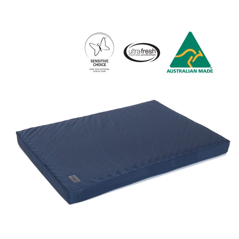 Superior Pet Bed Ortho Dog Mat Ripstop Bondi Blue - Woonona Petfood & Produce