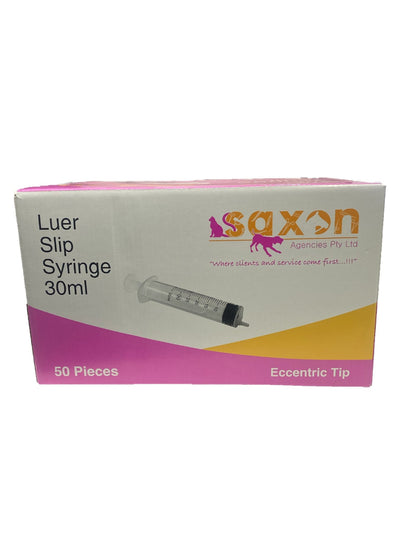 Syringes 30mls X 50 - Woonona Petfood & Produce